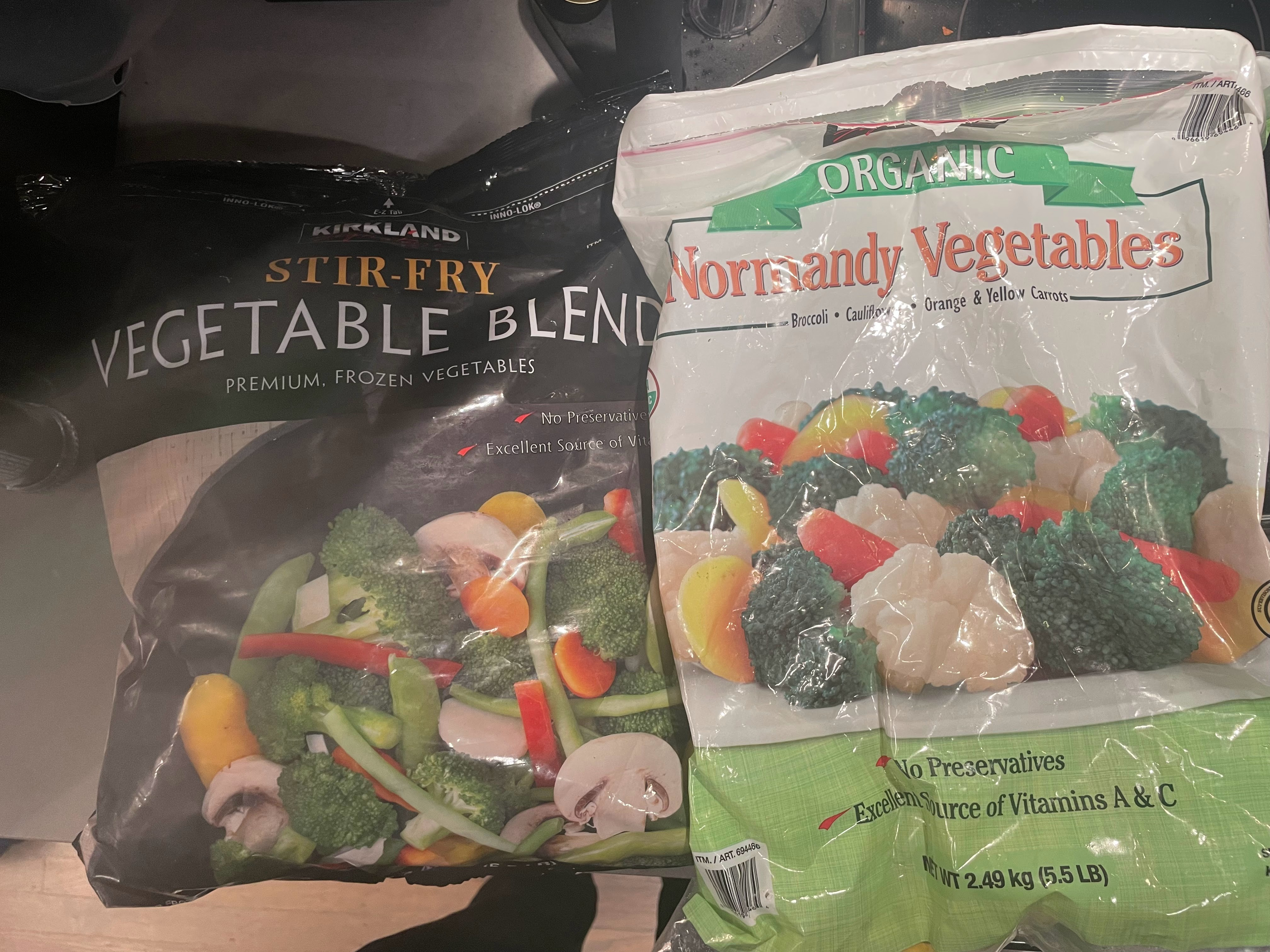 Fresh vegetables for cooking