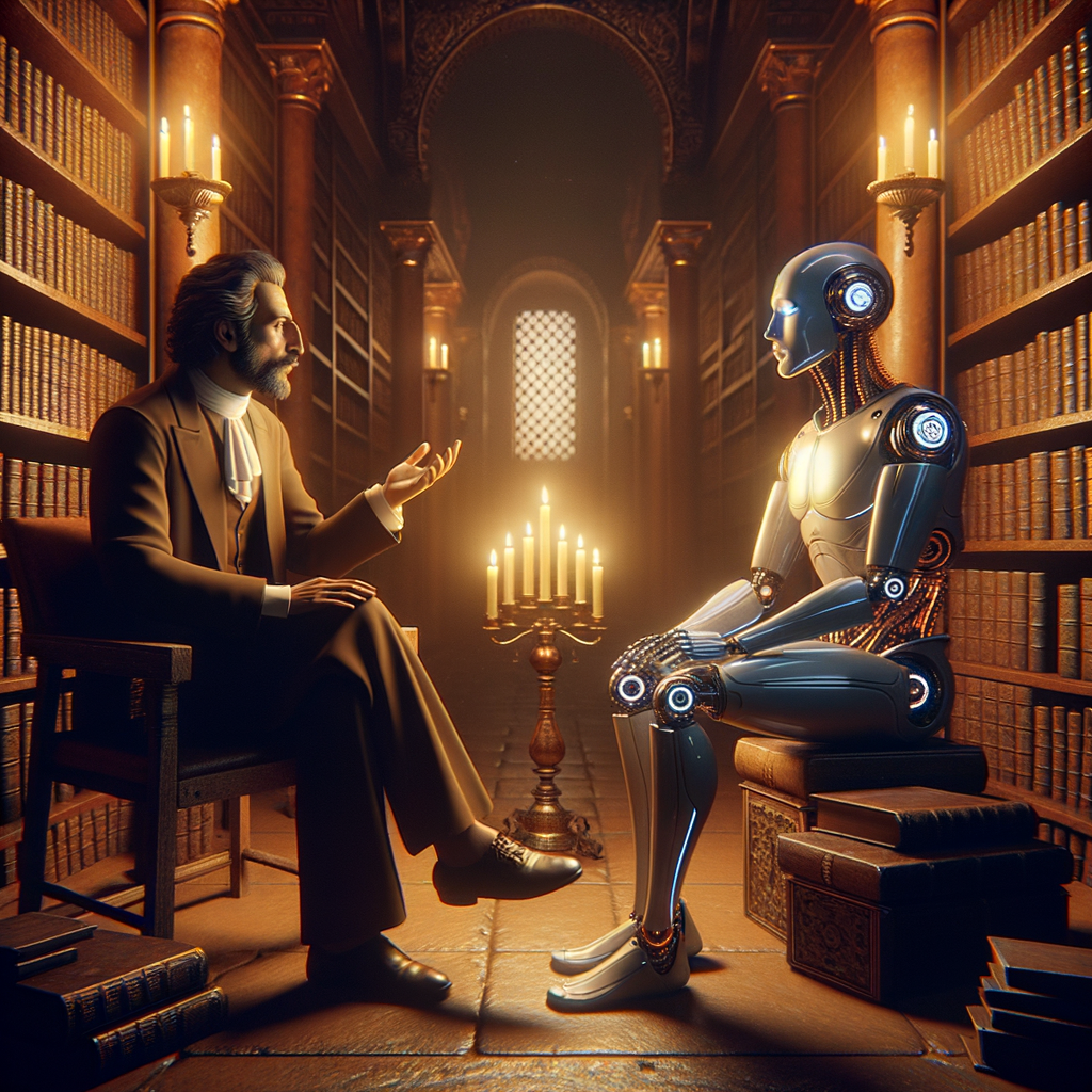 human and AI in dialogue